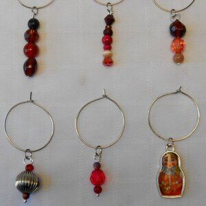 No.49 - Handmade identifiers for wine glasses or stemmed glasses